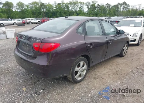 2008 Hyundai Elantra Gls/Se из США, поврежденный, VIN KMHDU46D68U518573